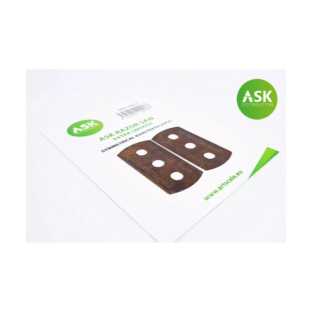 ASK Razor Saw - extra smooth symmetric 43/43 teeth 2 pc. - Art Scal...