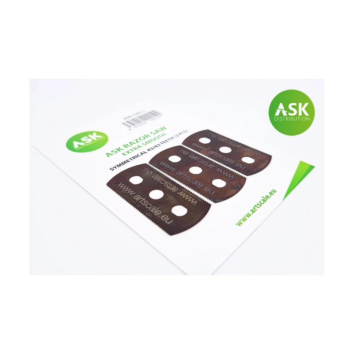 ASK Razor Saw - extra smooth symmetric 43/43 teeth 3 pc. - Art Scal...