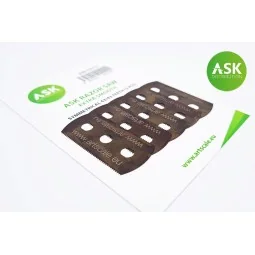 ASK Razor Saw - extra smooth symmetric 43/43 teeth 5 pc. - Art Scal...