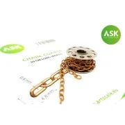 Chain: Coarse - 50 cm long (brass) - Art Scale Kit 200-T0250 Chain: Coarse - 50 cm long (brass) - Art Scale Kit 200-T0250