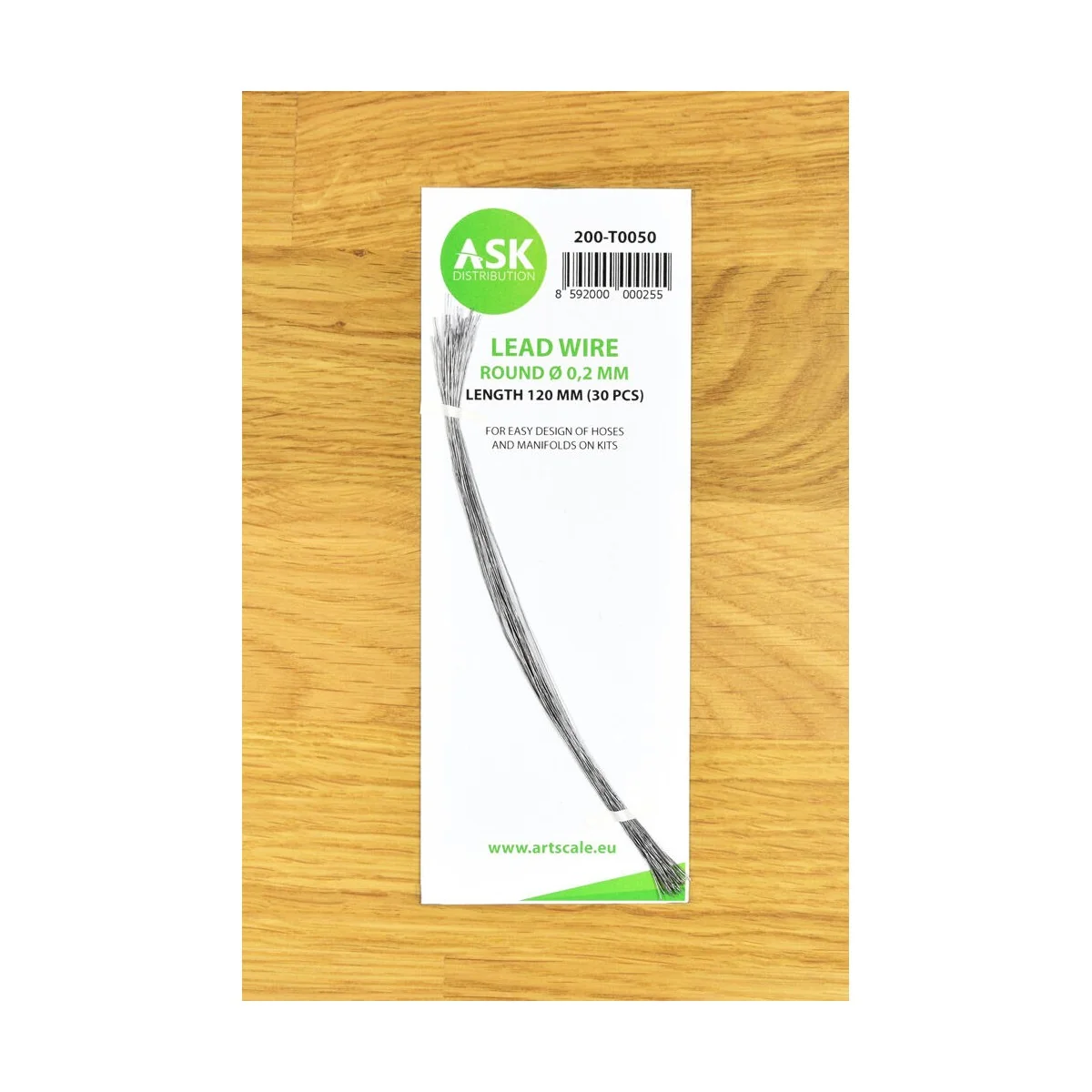 Lead Wire - Round Ø 0, 2 mm x 120 mm (cca. 30 pcs) - Art Scale Kit ...