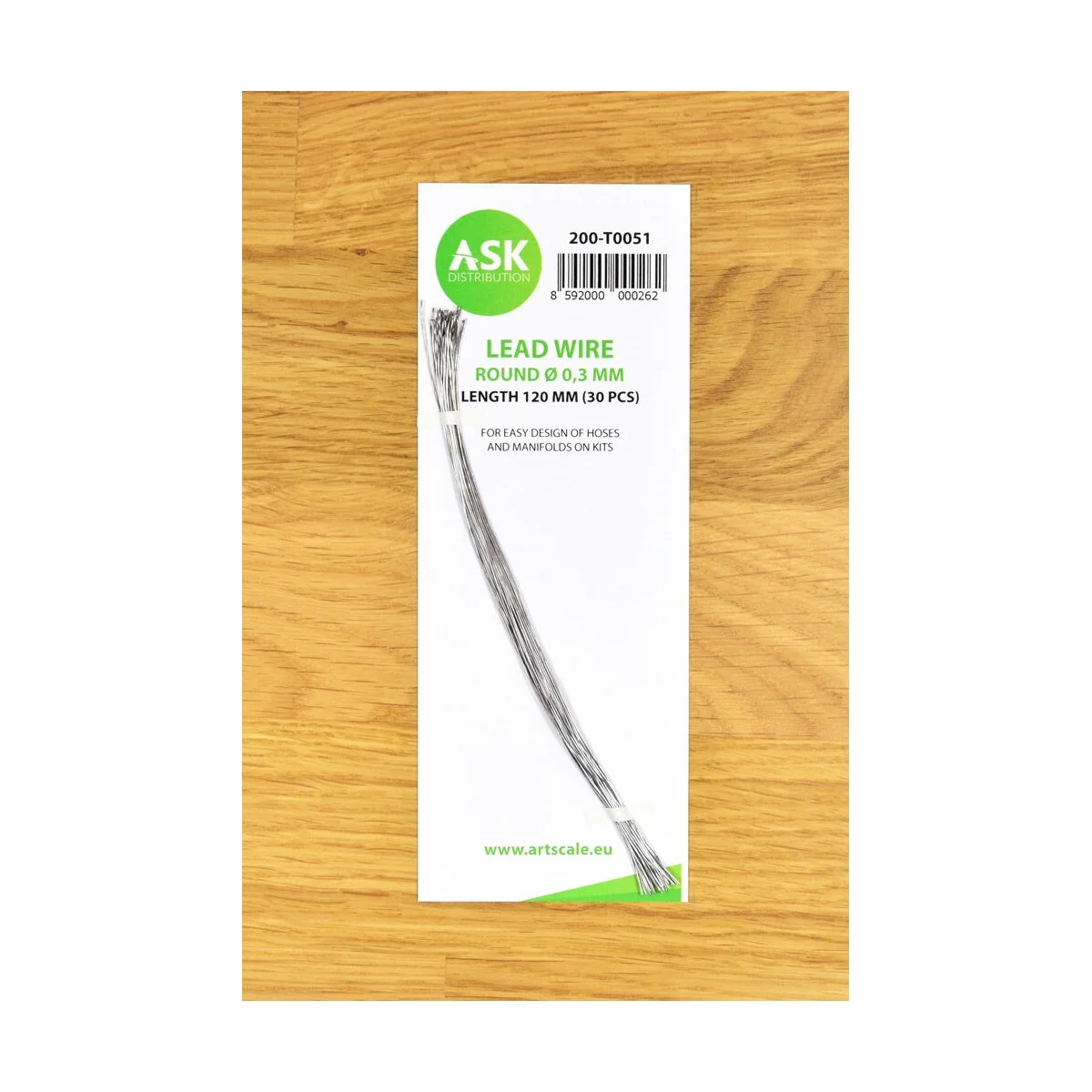 Lead Wire - Round Ø 0, 3 mm x 120 mm (cca. 30 pcs) - Art Scale Kit ...