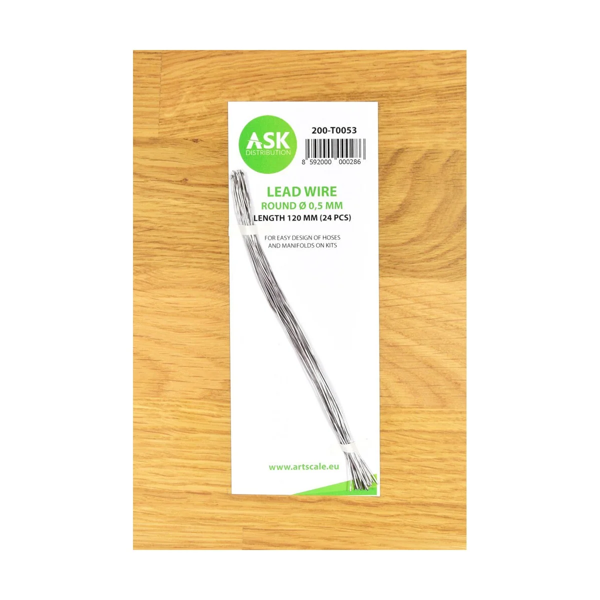 Lead Wire - Round Ø 0, 5 mm x 120 mm (cca. 24 pcs) - Art Scale Kit ...