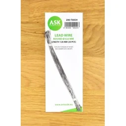 Lead Wire - Round Ø 0, 6 mm x 120 mm (cca. 20 pcs) - Art Scale Kit ...