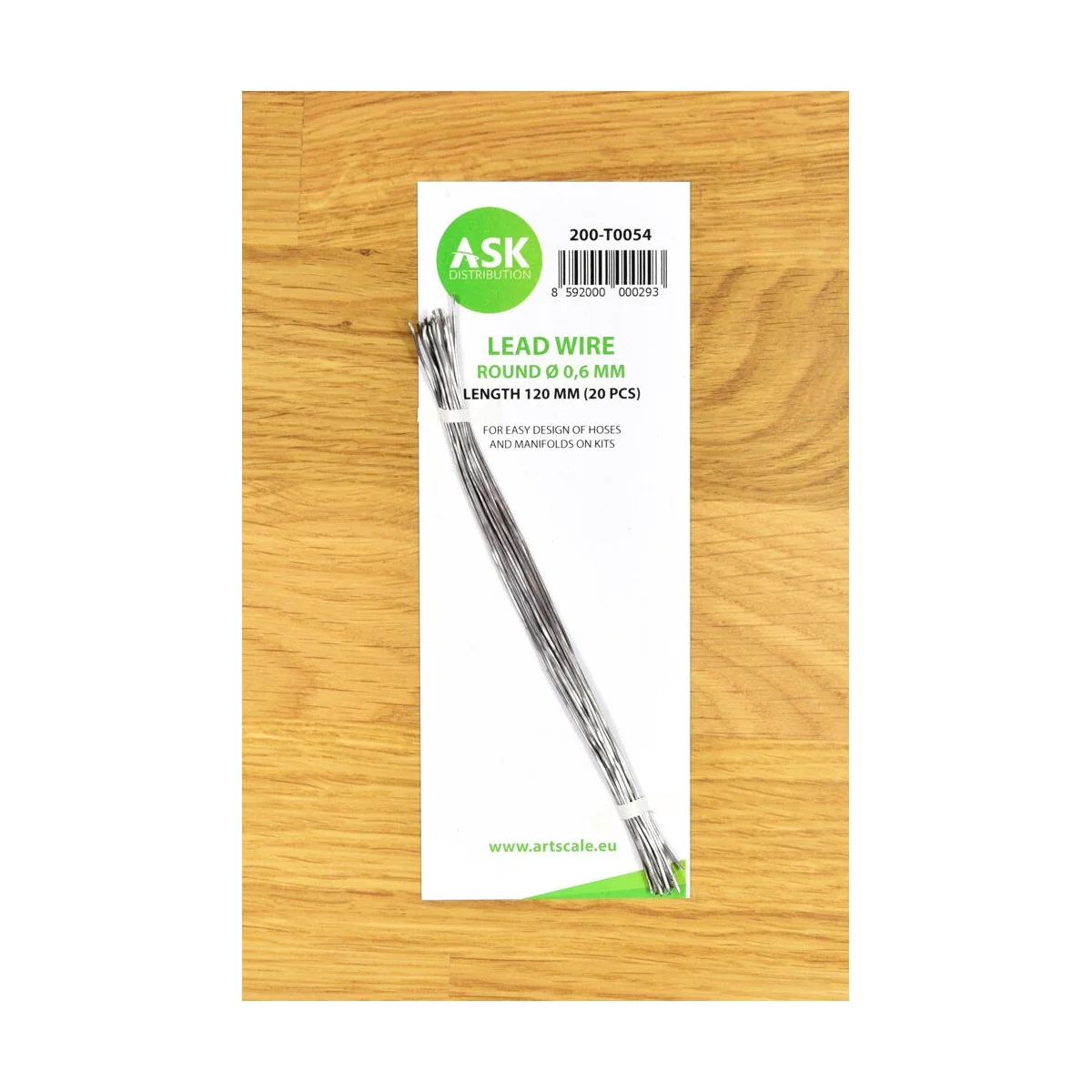 Lead Wire - Round Ø 0, 6 mm x 120 mm (cca. 20 pcs) - Art Scale Kit ...