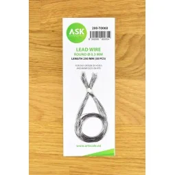 Lead Wire - Round Ø 0, 3 mm x 250 mm (cca. 30 pcs) - Art Scale Kit ...