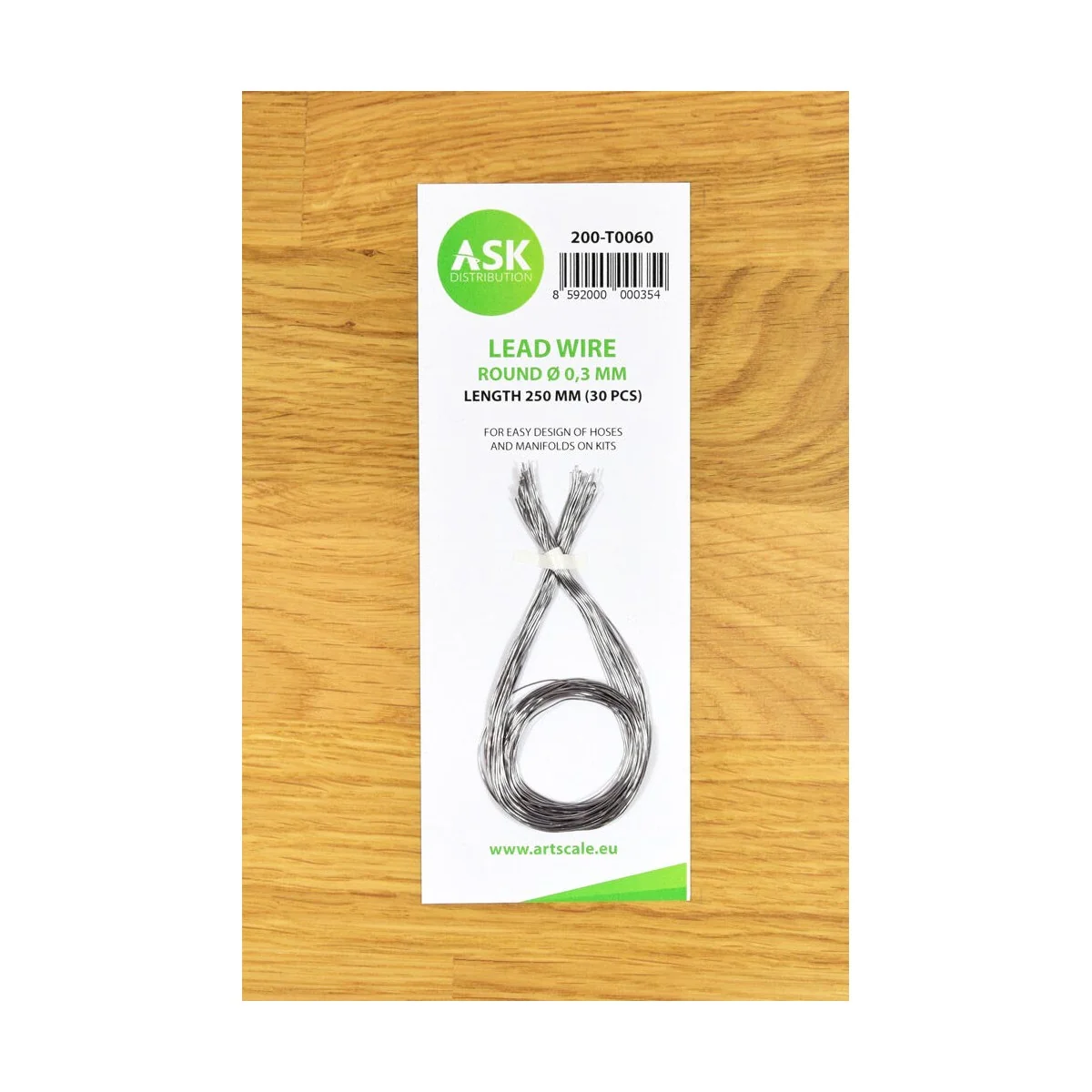 Lead Wire - Round Ø 0, 3 mm x 250 mm (cca. 30 pcs) - Art Scale Kit ...