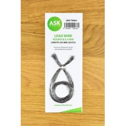 Lead Wire - Round Ø 0,4 mm x 250 mm (cca. 28 pcs) - Art Scale Kit 2...