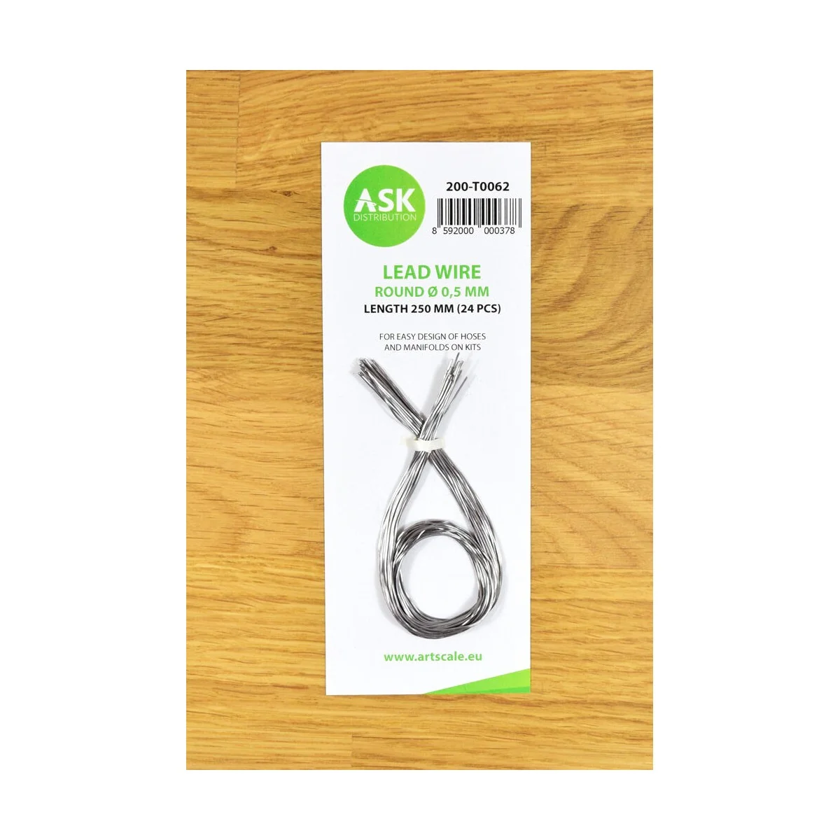 Lead Wire - Round Ø 0,5 mm x 250 mm (cca. 24 pcs) - Art Scale Kit 2...