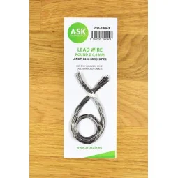 Lead Wire - Round Ø 0, 6 mm x 250 mm (cca. 20 pcs) - Art Scale Kit ...
