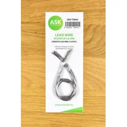Lead Wire - Round Ø 0,8 mm x 250 mm (cca. 16 pcs) - Art Scale Kit 2...
