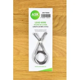 Lead Wire - Round Ø 0,9 mm x 250 mm (cca. 14 pcs) - Art Scale Kit 2...