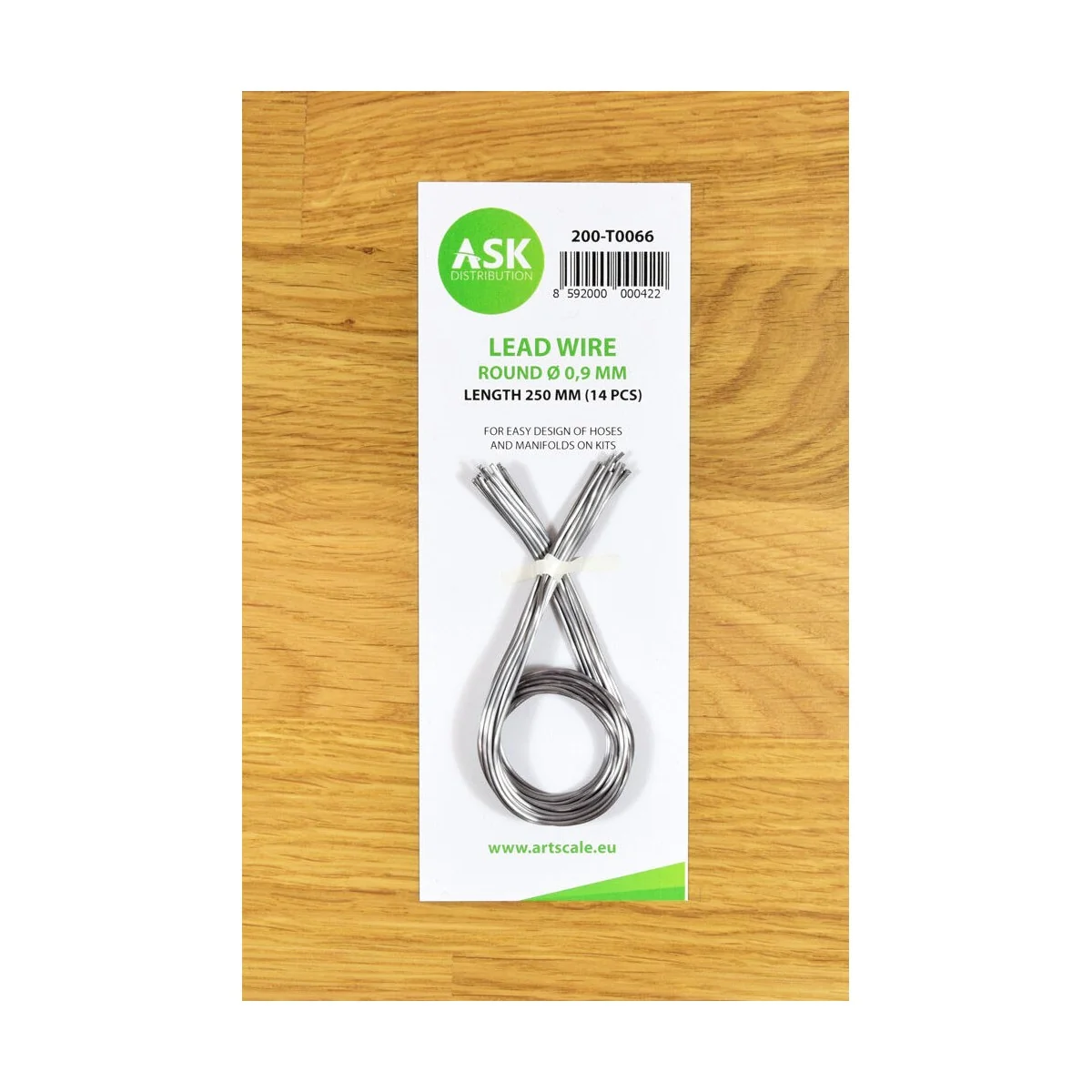 Lead Wire - Round Ø 0,9 mm x 250 mm (cca. 14 pcs) - Art Scale Kit 2...