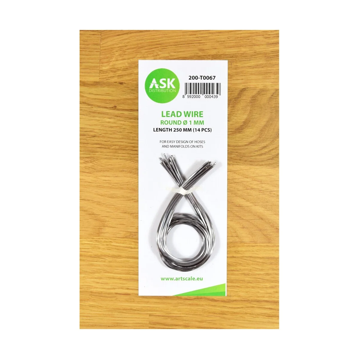 Lead Wire - Round Ø 1 mm x 250 mm (cca. 14 pcs) - Art Scale Kit 200...