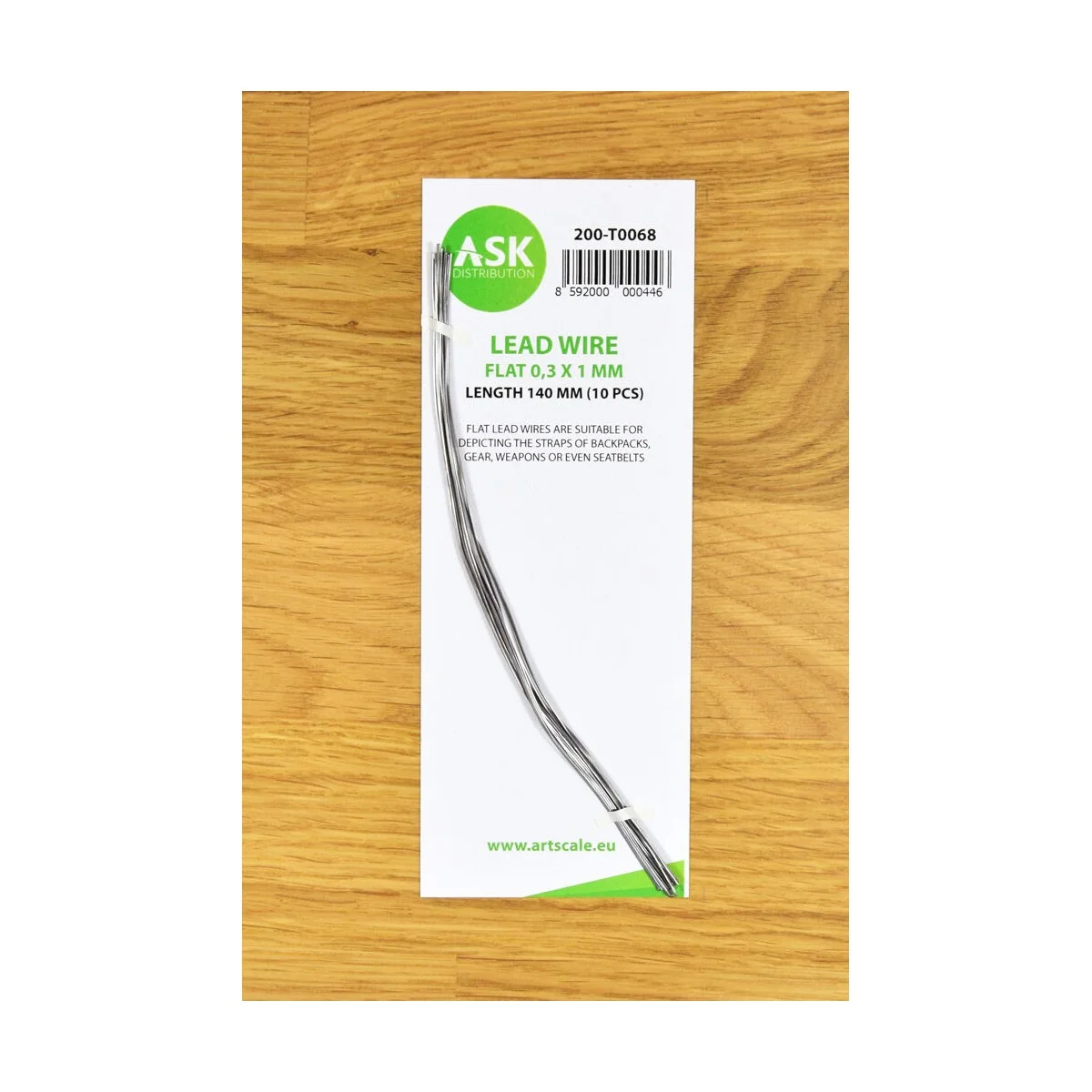 Lead Wire - Flat 0, 3 x 1 x 140 mm (cca. 10 pcs) - Art Scale Kit 20... Lead Wire - Flat 0, 3 x 1 x 140 mm (cca. 10 pcs) - Art Scale Kit 20...