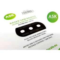 ASK Razor Saw Radius - ultra & extra smooth asymmetric 100/65 teeth...
