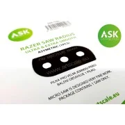 ASK Razor Saw Radius - ultra & extra smooth asymmetric 100/65 teeth...