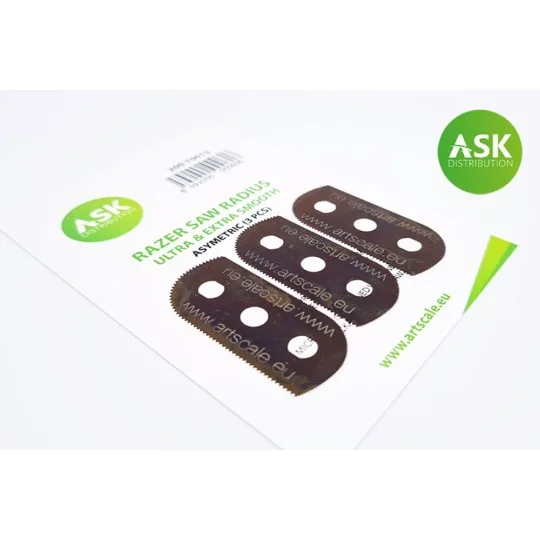 ASK Razor Saw Radius - ultra & extra smooth asymmetric 100/65 teeth...