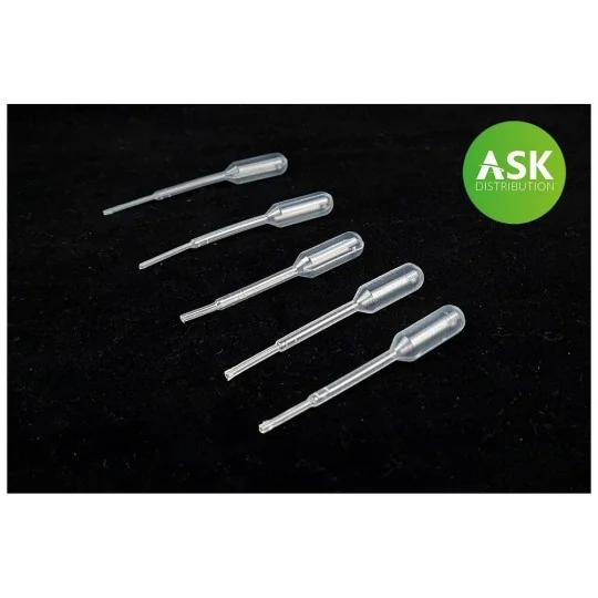 Pipettes for mixing colors Small Size 5x1ml - Art Scale Kit 200-T0073 Pipettes for mixing colors Small Size 5x1ml - Art Scale Kit 200-T0073