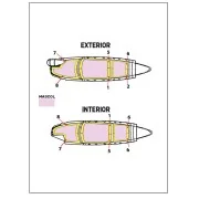 Su-27K Sea Flanker / Su-33 Flanker D double-sided painting mask for...