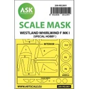 Westland Whirlwind Mk.I double-sided painting mask for Special Hobb...