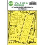 Avro Lancaster Mk.I B double-sided painting mask for HK Models - Ar...