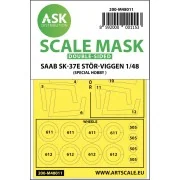 SAAB SK-37E Stör-Viggen double-sided painting mask for Special Hobb...