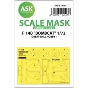 F-14B Bombcat double-sided painting mask for Great Wall Hobby - Art...