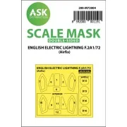 EE Lightning F.2A double-sided painting mask for Airfix - Art Scale...