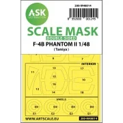 F-4B Phantom double-sided painting mask for Tamiya, 1/48 - Art Scal...