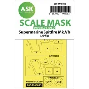 Spitfire Mk.Vb double-sided painting mask for Airfix, 1/48 - Art Sc...