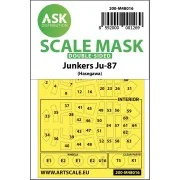 Junkers Ju 87D-3 double-sided painting mask for Hasegawa / Hobby200...