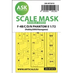 F-4B/C/D/N Phantom II double-sided painting mask for Hasegawa / Hob...