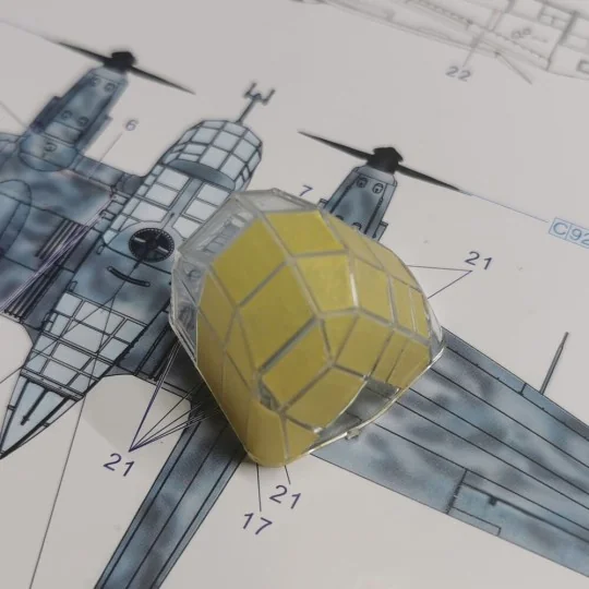 Focke Wulf Fw 189 double-sided painting mask for Great Wall Hobby, ...