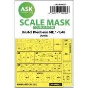 Bristol Blenheim Mk.I double-sided painting mask for Airfix - Art S...