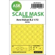 Avro Vulcan B.2 one-sided painting mask for Airfix - Art Scale Kit ...