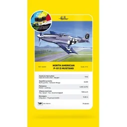 STARTER KIT P-51 Mustang, 1/72 - Heller 56268