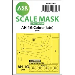 AH-1G Cobra (late) one-sided for ICM / Special Hobby, 1/32 - Art Sc...
