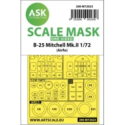 B-25 Mitchell Mk.II one-sided for Airfix - Art Scale Kit 200-M72023