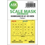 Kawasaki Ki-61-ID Hien double-sided painting mask for Tamiya, 1/48 ...