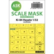 Nakajima Ki-84 Hayate double-sided express mask for Hasegawa, 1/32 ...