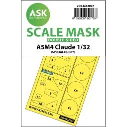 A5M4 Claude double-sided express mask for Special Hobby, 1/32 - Art...