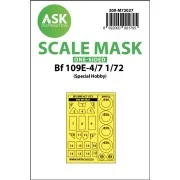 Bf 109E-4/7 one-sided painting mask for Special Hobby - Art Scale K...