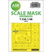 T-33A double-sided painting mask for Great Wall Hobby, 1/48 - Art S...