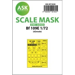 Bf 109E one-sided painting mask for AZ Model - Art Scale Kit 200-M7...