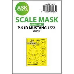 P-51D Mustang one-sided painting mask for Airfix - Art Scale Kit 20...