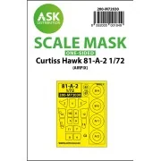 Curtiss Hawk 81-A-2 one-sided painting mask for Airfix - Art Scale ...