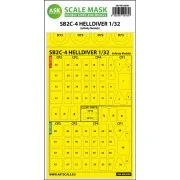 SB2C-4 Helldiver double-sided express mask for Infinity - Art Scale...