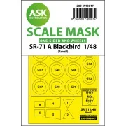 SR-71 A Blackbird one-sided mask for Revell, 1/48 - Art Scale Kit 2...