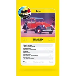 STARTER KIT Citroen 2CV Charleston, 1/24 - Heller 56766